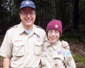 Joel and Tom at Scout Camp