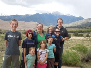 family at great sand dunes