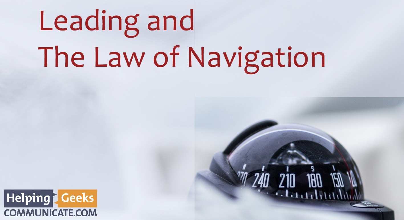 Setting Expectations, Nonverbal Communcation, and the Law of Navigation